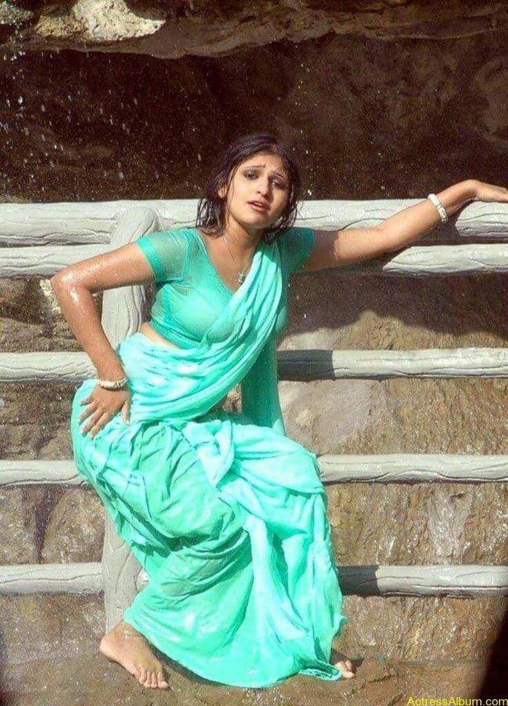 ACTRESS MONICA HOT AND SEXY WET SAREE PHOTOS - Actress Album