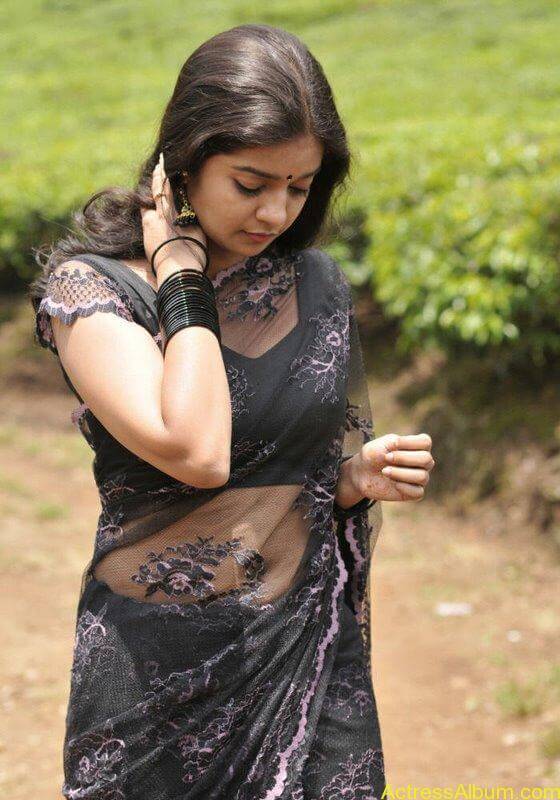 Colors Swathi hot and sexy in black saree2