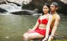 Hot Amruthavali Exposing In Red Bikini Actress Album