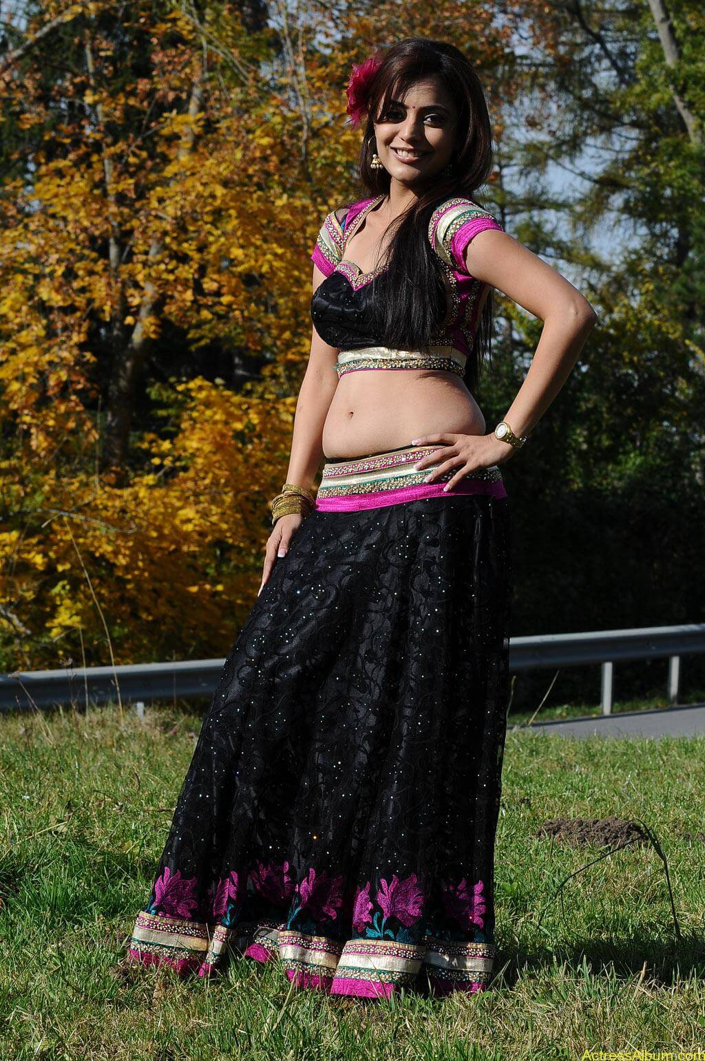 Nisha Agarwal spicy hot navel show photos3