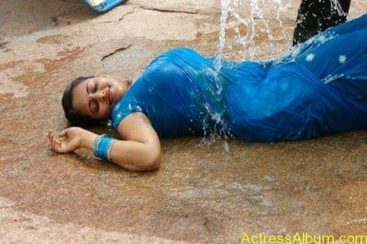 Sindhu Menon in Wet hot Saree (2)