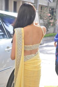 Hot Pranitha Latest Photo Gallery in Yellow Saree - Actress Album