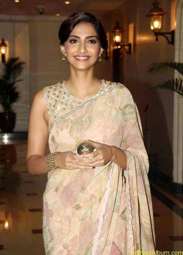 Sonam Kapoor latest hot pictures in transparent saree  (1)