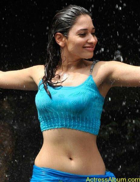 Actress Tamanna Hot Navel Images