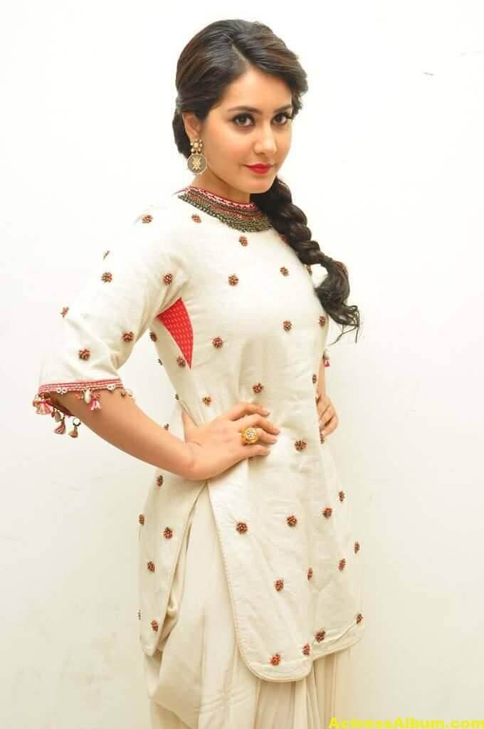 Rashi Khanna In White Dress 2