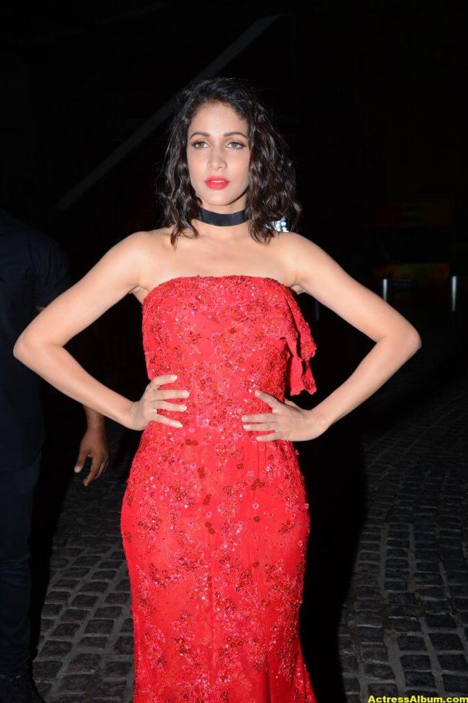 Lavanya Tripathi Photos at Filmfare Awards In Red Gown (4)