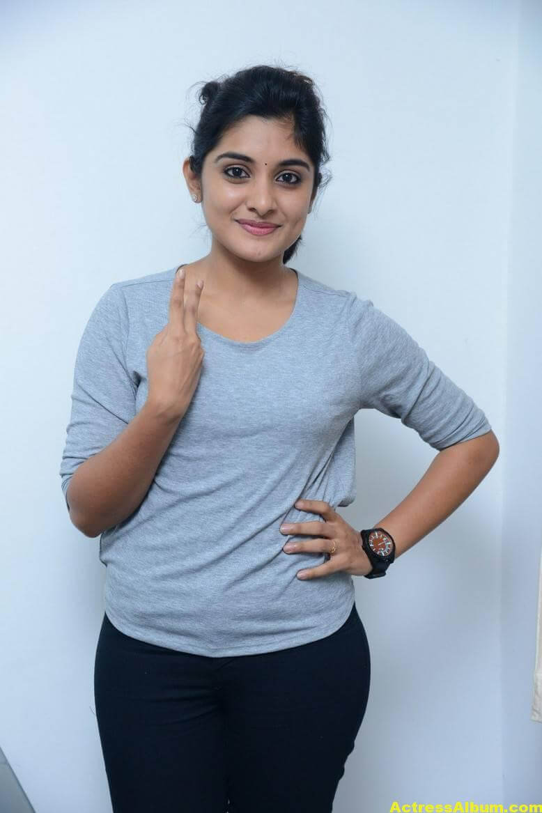 Niveda Thomas Photos In Blue Jeans - Actress Album