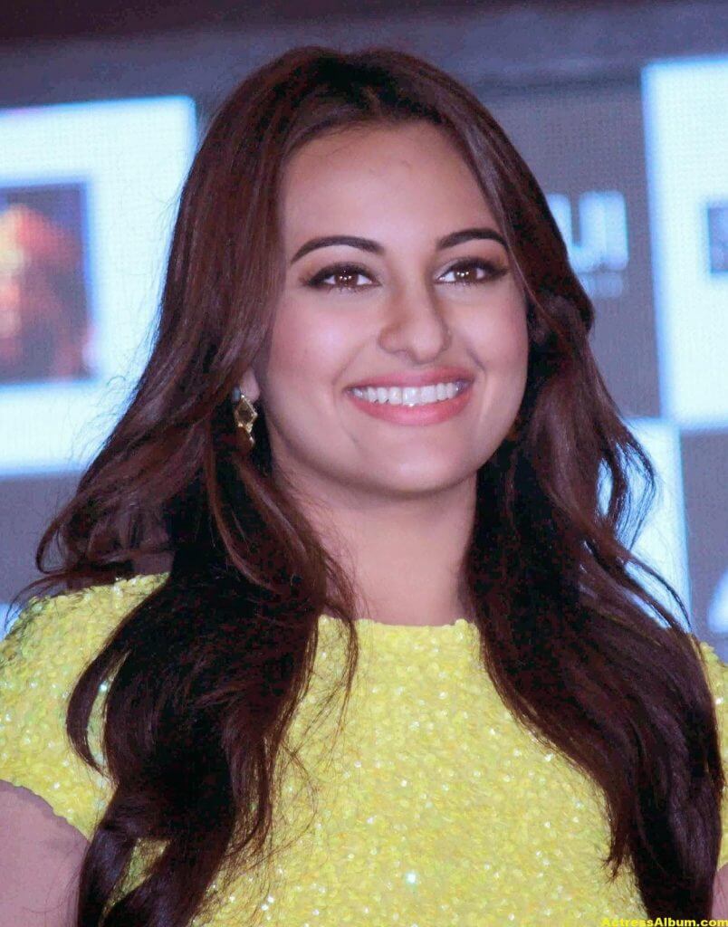 Sonakshi Sinha Spicy Stills In Yellow Dress - Actress Album