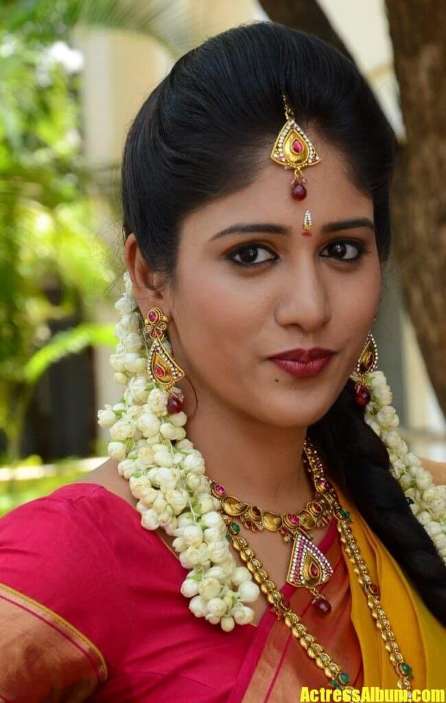 Telugu Actress Chandini Chowdary Face Closeup Stills - Actress Album