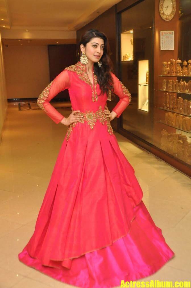 Pranitha Subhash Stills In Red Dress At Fashion Show - Actress Album