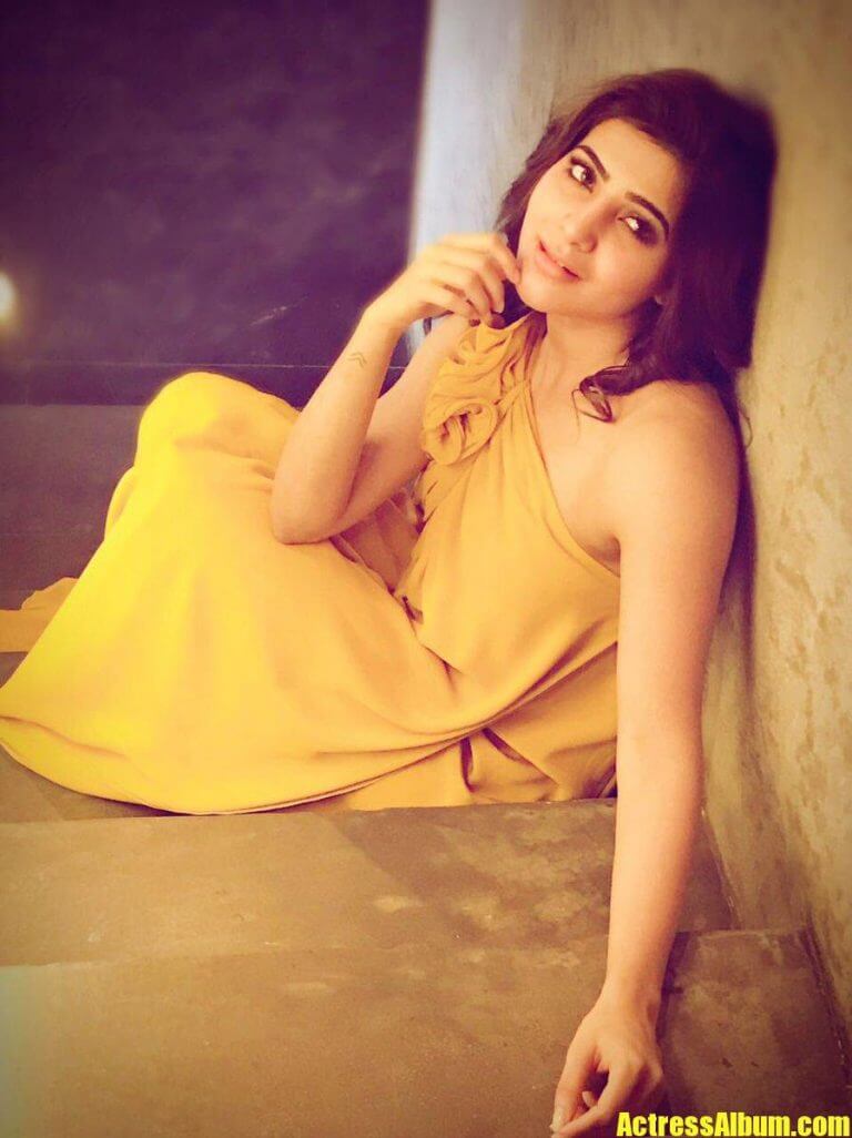 Samantha Yellow Dress Photoshoot Stills - Actress Album