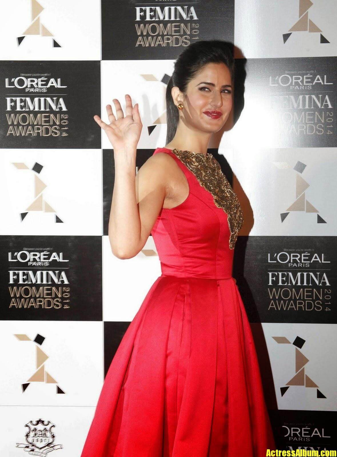 Katrina Kaif In Red Dress