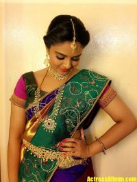 Anchor Sreemukhi in Saree Photos - Actress Album