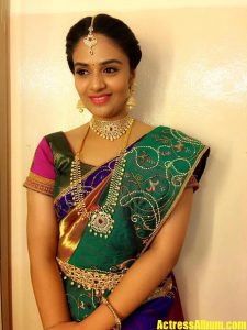 Anchor Sreemukhi in Saree Photos - Actress Album