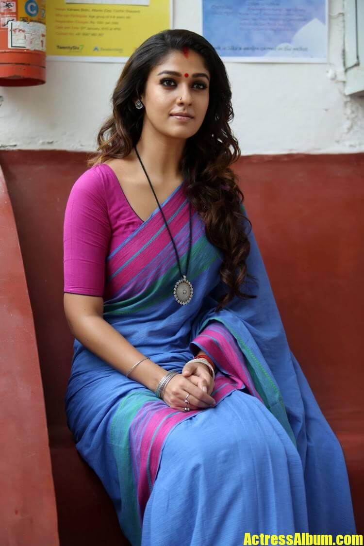 Nayantara Saree Photos Gallery Collection - Actress Album