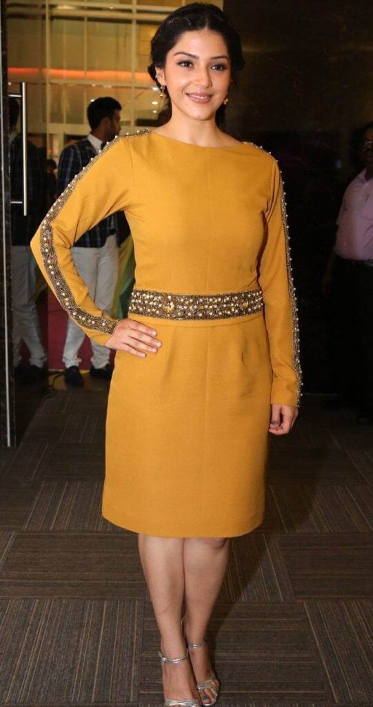 Mehreen Kaur Hot Photo Shoot In Yellow Dress - Actress Album