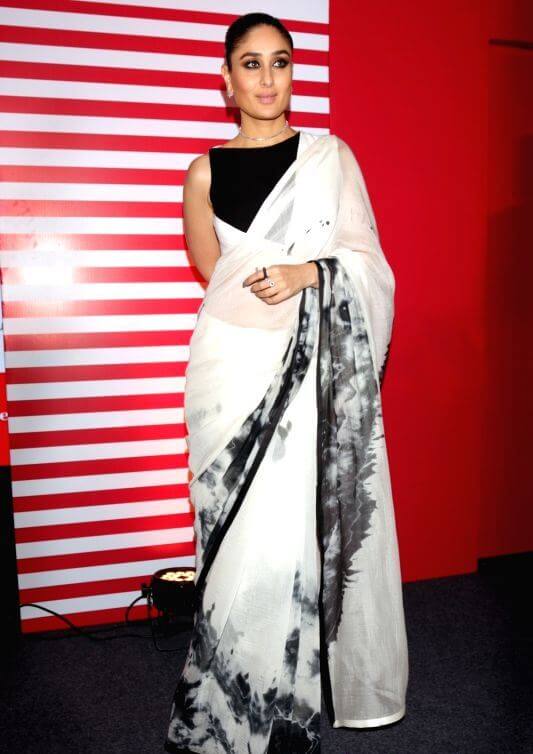 Kareena Kapoor Photoshoot Hot In Sleeveless Saree.