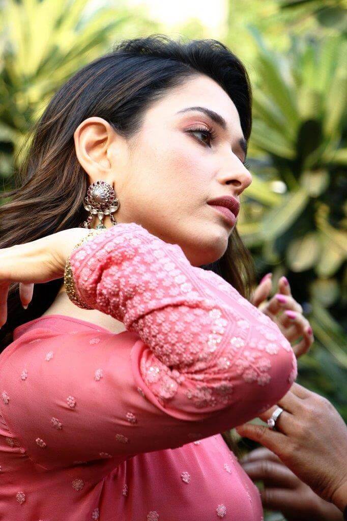 Tamannaah Bhatia Stills In Pink Dress Ffrom 