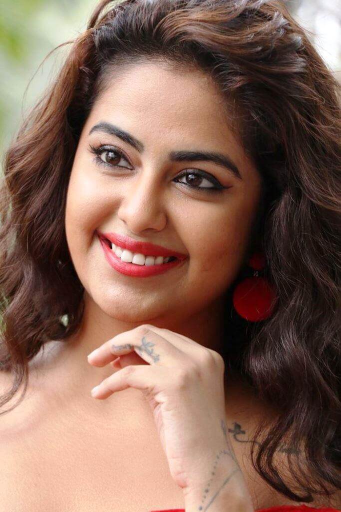 Actress Avika Gor Exclusive Stills In Red Dress - Actress Album