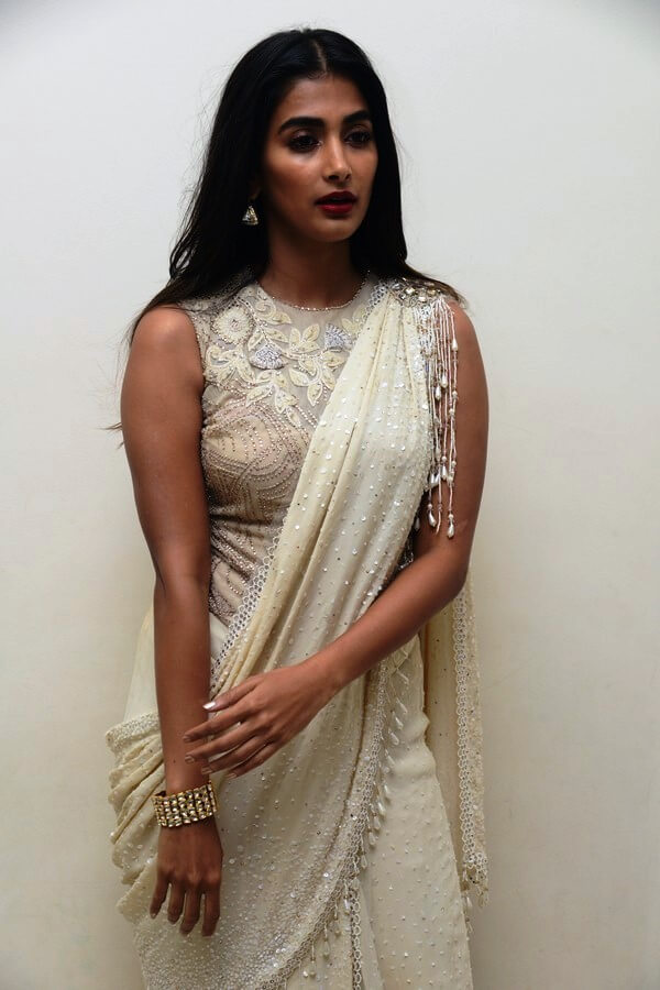 Pooja Hegde In White Dress
