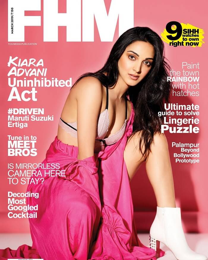 Kiara Advani FHM Magazine Stills