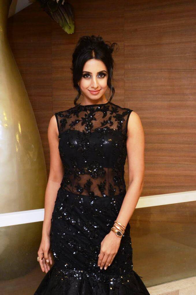 HD Photos Of Sanjana Galrani In Transparent Black Dress