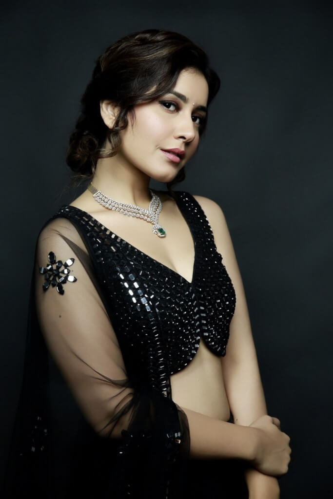Rashi Khanna In Black Dress