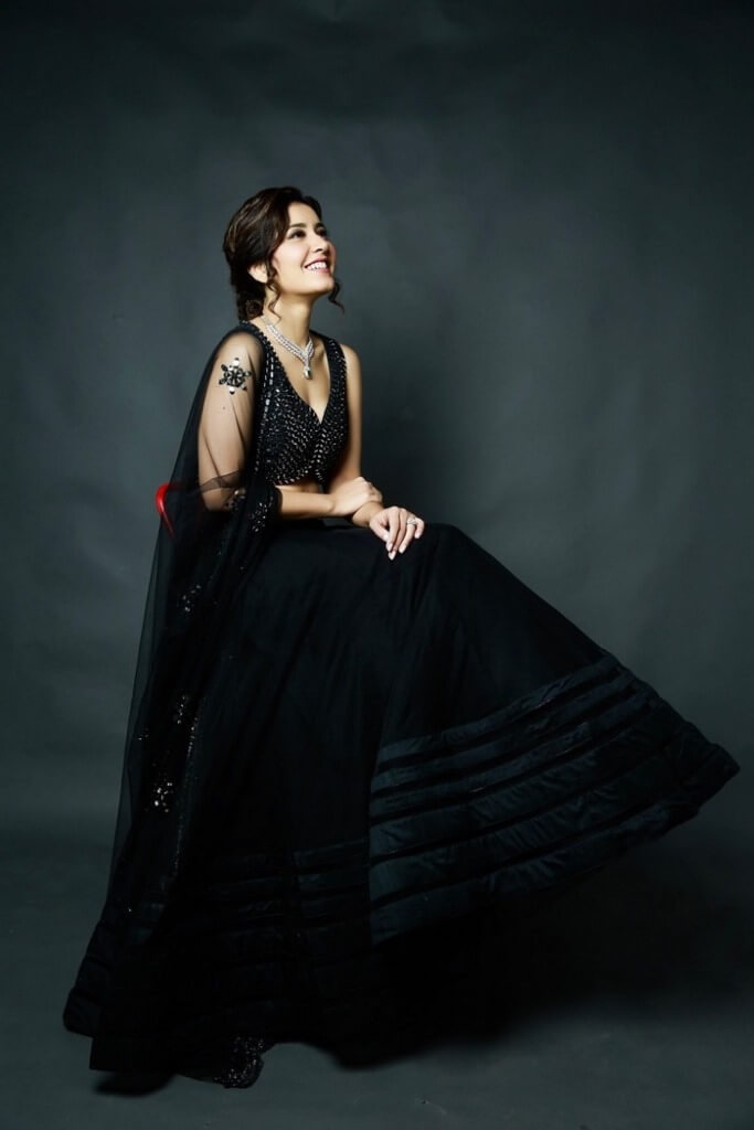 Rashi Khanna In Black Dress