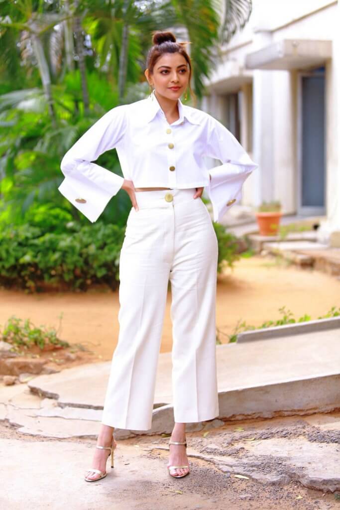 Recent Pics Of Kajal Agarwal In The White Dress - Actress Album