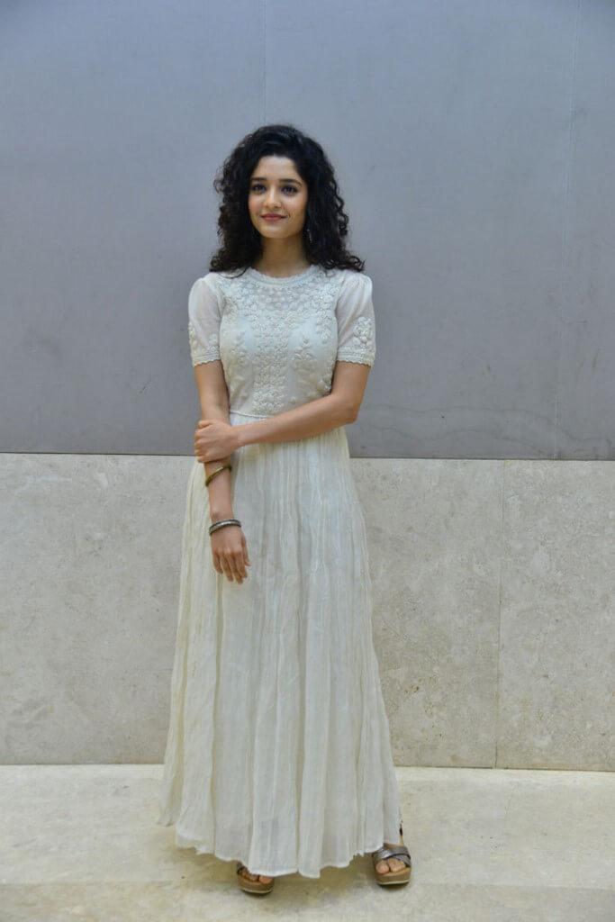 Ritika Singh Pics In Beautiful White Gown