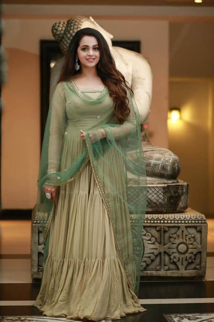 Bhavana Menon Photos In Gorgeous Dress - Actress Album