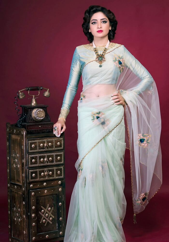 Poonam Kaur In Transparent Saree