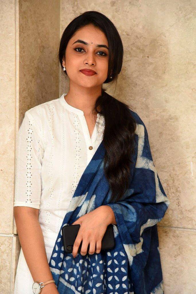 Priyanka Mohan Cute Pics In White Churidar - Actress Album
