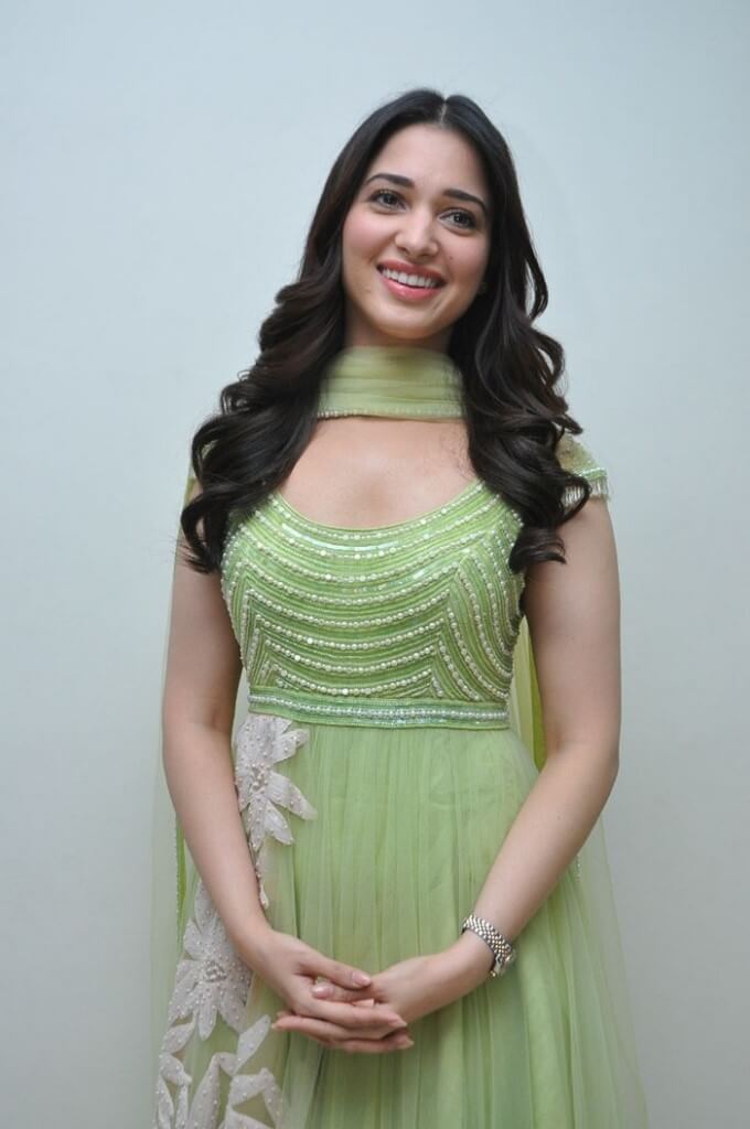 Tamanna Pictures In Green Churidar Actress Album
