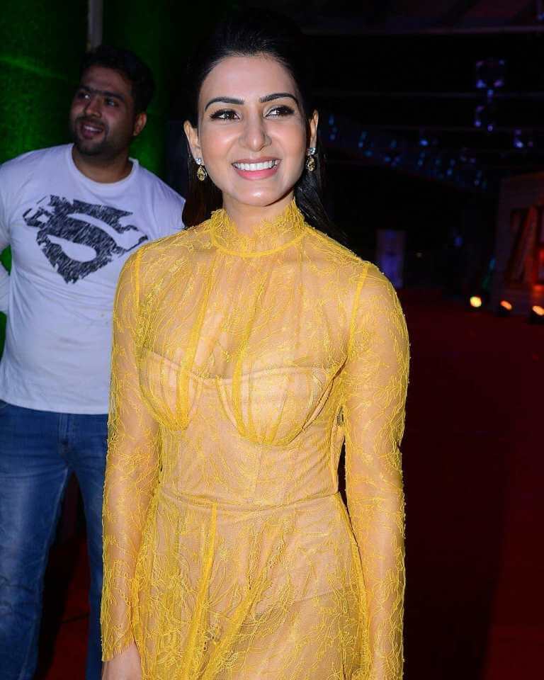 Samantha At Zee Cinema Awards 