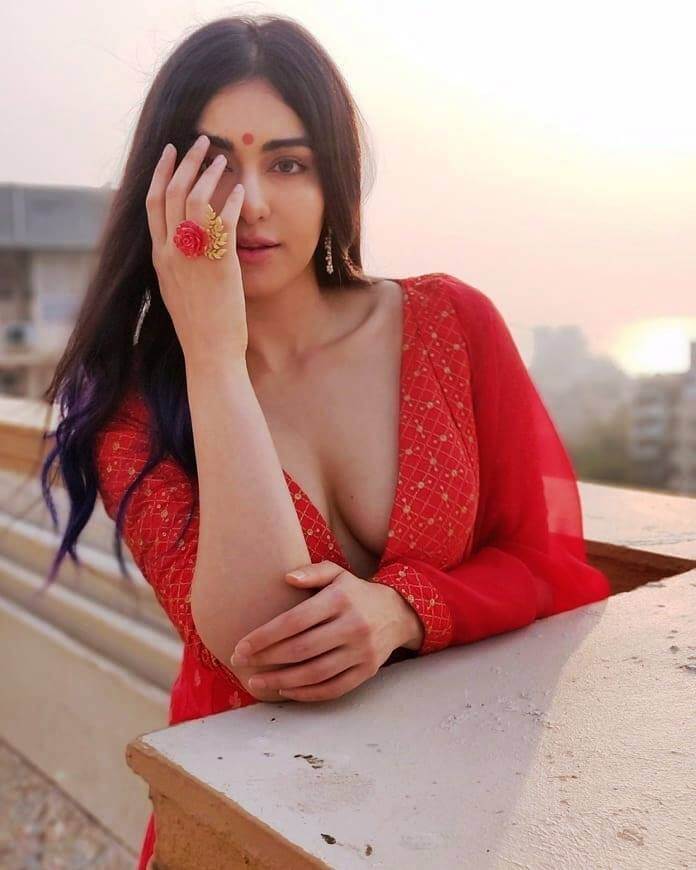 Adah Sharma In Red Dress
