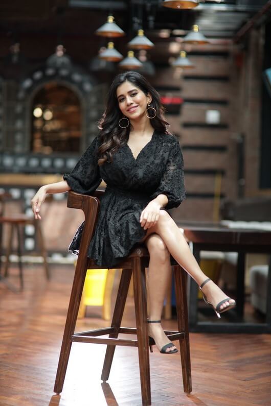 Nabha Natesh New Photoshoot Pics In Black Dress
