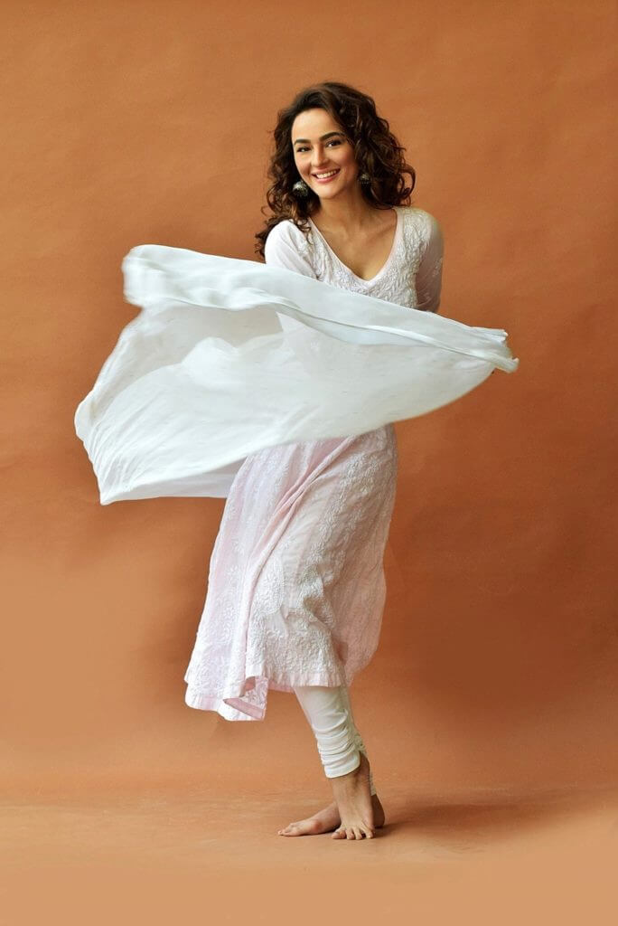 Actress Seerat Kapoor HD Photos In White Churidar