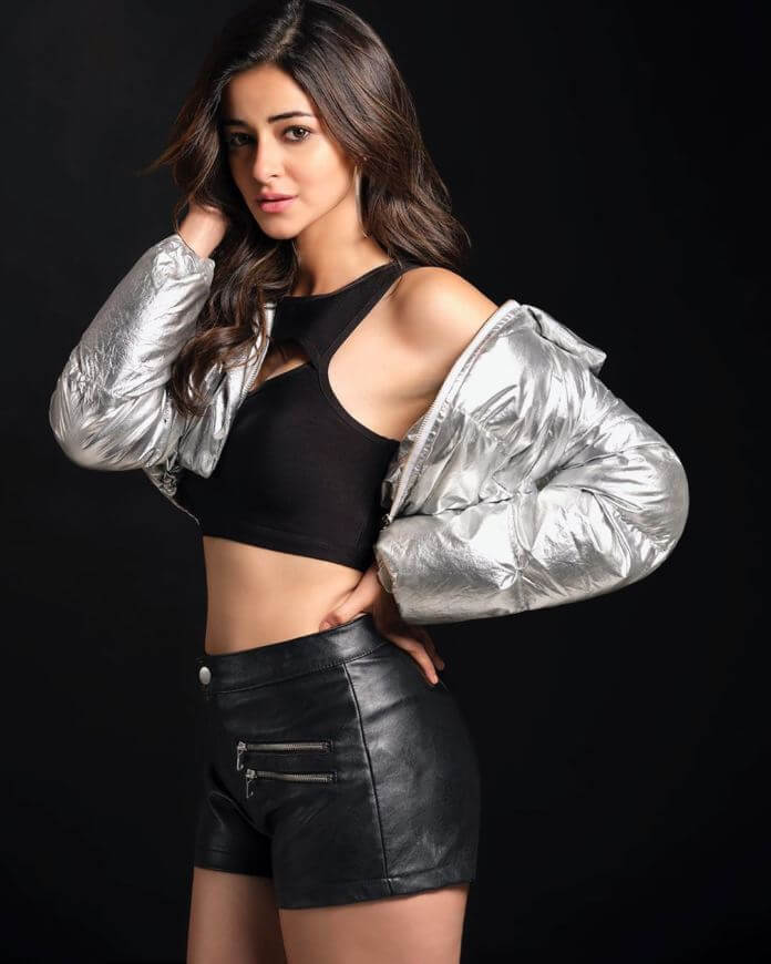 Ananya Pandey In Black Outfit