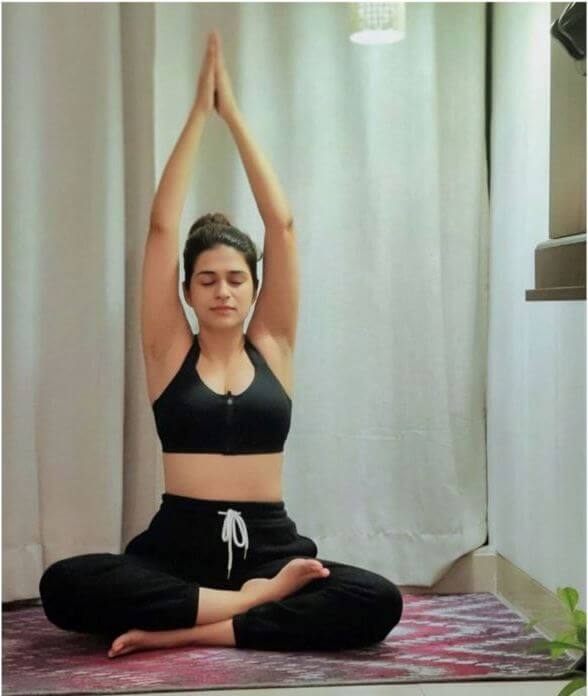 Shraddha Das Yoga Workout Stills