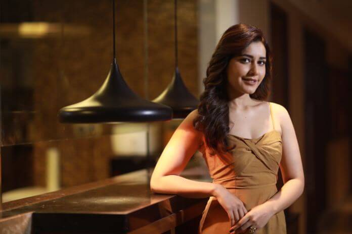 Raashi Khanna Exclusive Pictures In Brown Skirt 