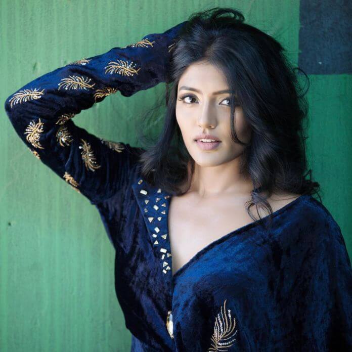 Stylish Pics Of Eesha Rebba In Blue Gown