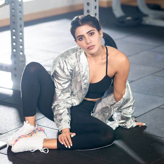 Samantha Akkineni Gym Workout Stills