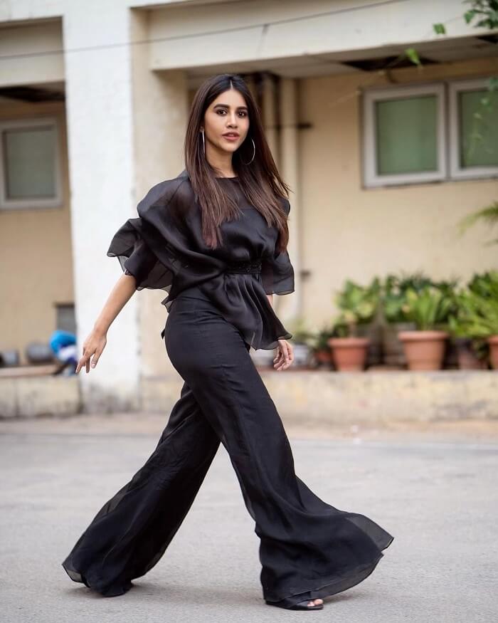 Nabha Natesh In Black Dress